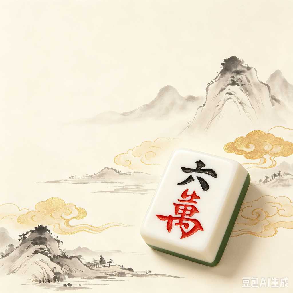 vintage style mahjong set