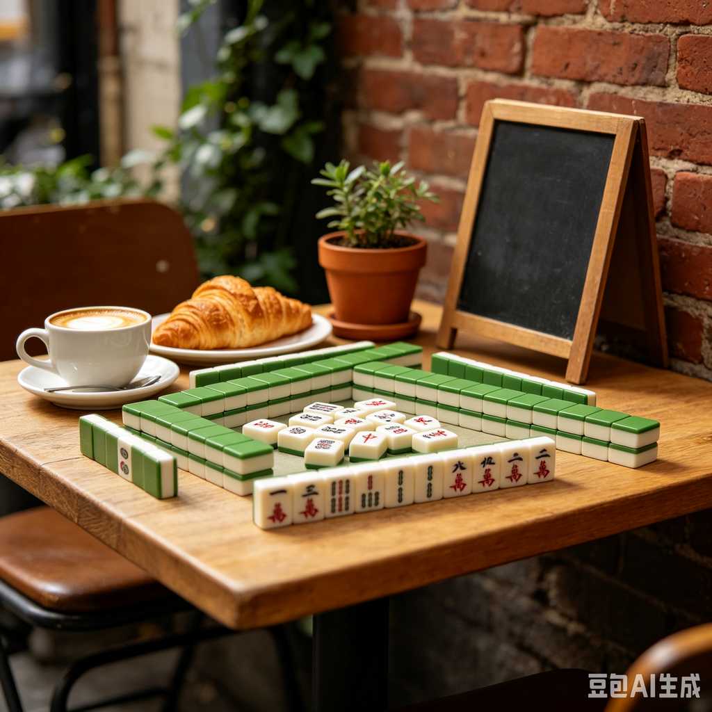 mahjong set for home entertainment